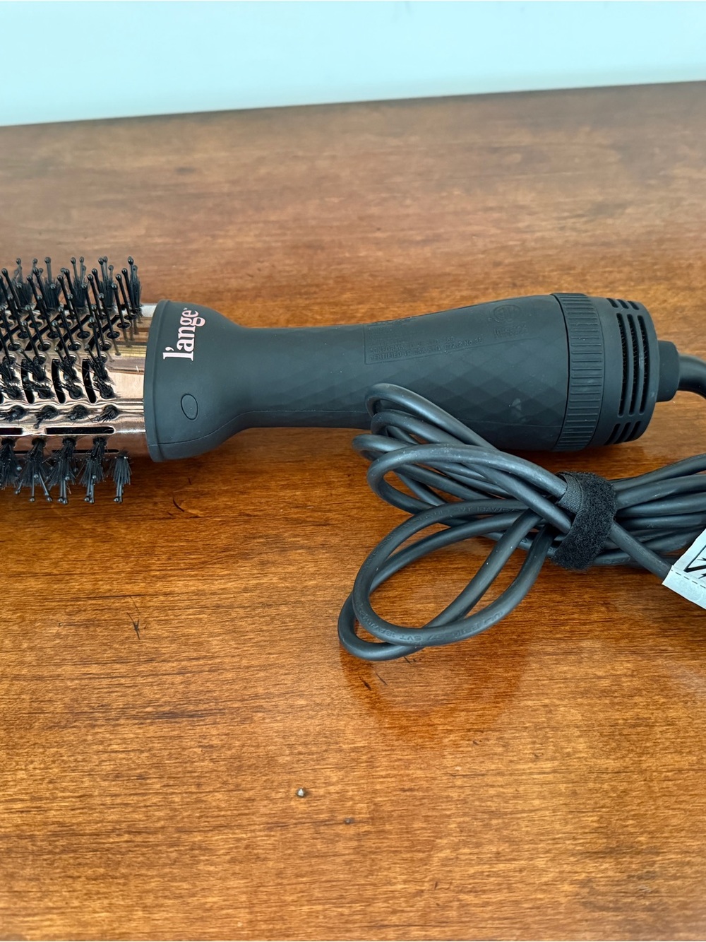 Black and Rose Gold Hot Air Round Brush